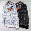 A BATHING APE BAPE SHARK 1ST CAMO GALAXY DOUBLE HOODIE