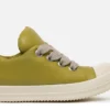 RICK OWENS  Jumbo Lace Padded Low Ramones in Acid/Milk
