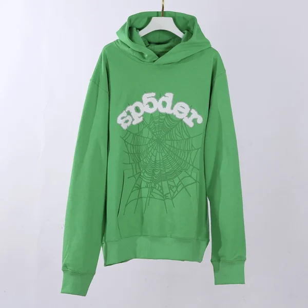 Sp5der Websuit Hoodie Green Reps
